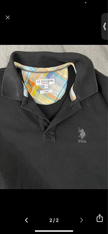 Us polo assn erkek s beden polo yaka tişört - Görsel 2