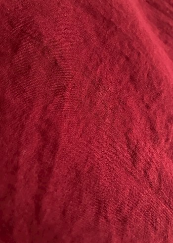 Bordo Pamuk Kadın Şal - Görsel 3