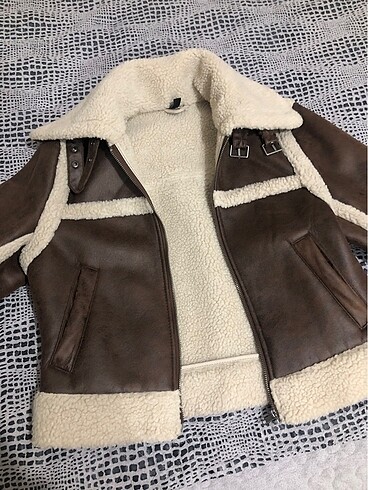 H&M peluşlu ceket h&m