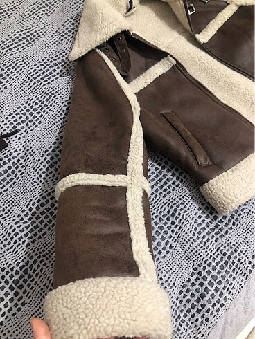 xs Beden peluşlu ceket h&m