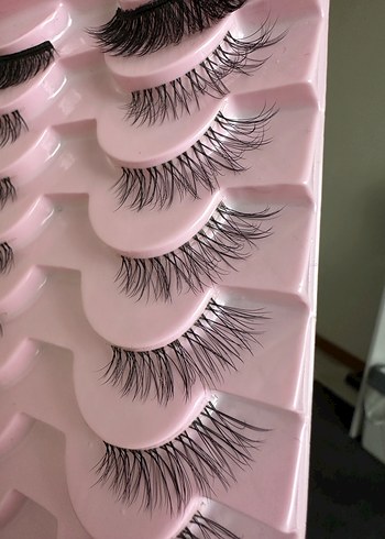 10 çift takma kirpik yapıştırıcısı mevcut değil kutulu - Görsel 3