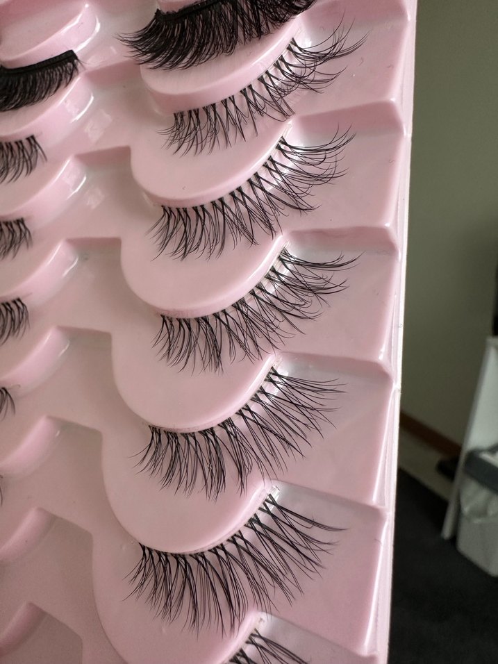 10 çift takma kirpik yapıştırıcısı mevcut değil kutulu - Görsel 3