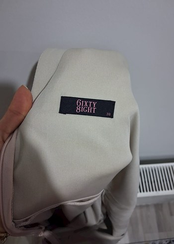 V Yaka İşlemeli Mini Abiye Elbise simli - Görsel 8