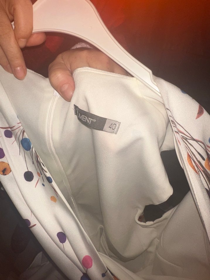 Bohem Tarz V Yaka Midi Elbise renkli kuşaklı - Görsel 3