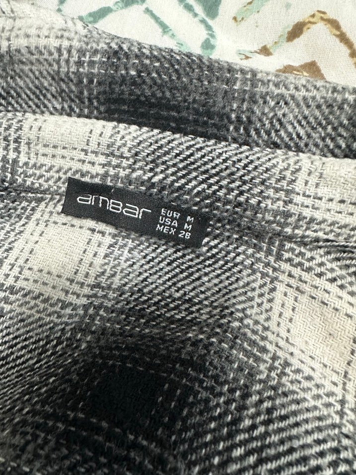 Gri Düğmeli Bağlamalı Kadın Gömlek - Görsel 4