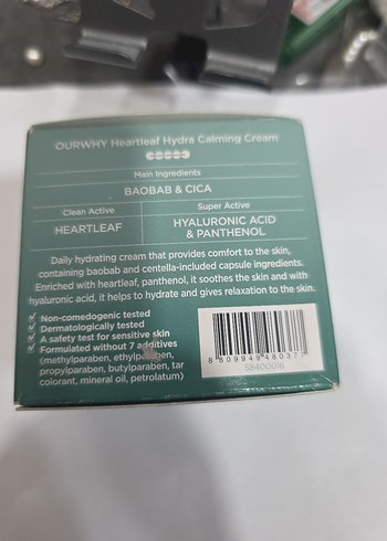 Diğer Ourwhy Heartleaf İçerikli Nemlendirici Krem 50 ml