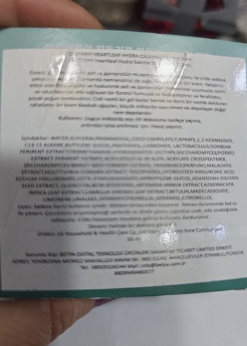 Beden Renk Ourwhy Heartleaf İçerikli Nemlendirici Krem 50 ml