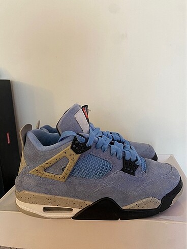 tek ebat Beden mavi Renk Air Jordan 4 Retro University Blue