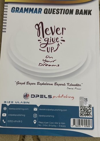 Deniz pınar yayıncılık Grammar Question Bank - 12 Konu,1040 Soru - Görsel 3