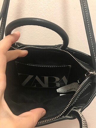  Beden siyah Renk Orjinal zara çanta