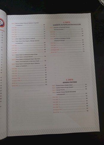  Beden Renk AYT Biyoloji Soru Bankası 2. Oturum