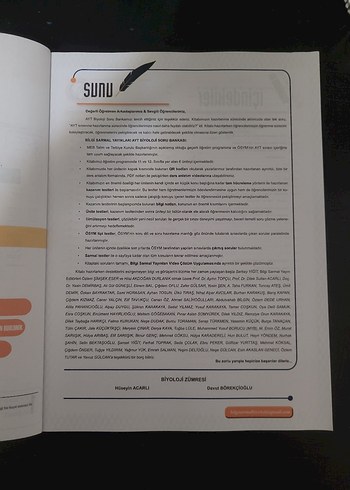  AYT Biyoloji Soru Bankası 2. Oturum