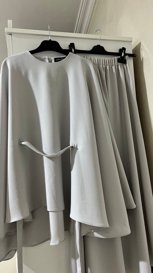 Pelerin Etekli Takım - Görsel 2