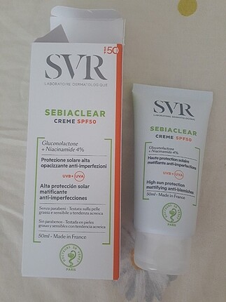 Svr sebiaclear gunes kremi spf 50