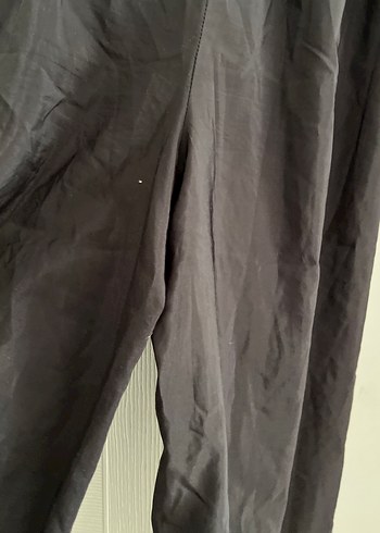 Volan Detaylı Siyah Hamile Midi Etek - Görsel 7