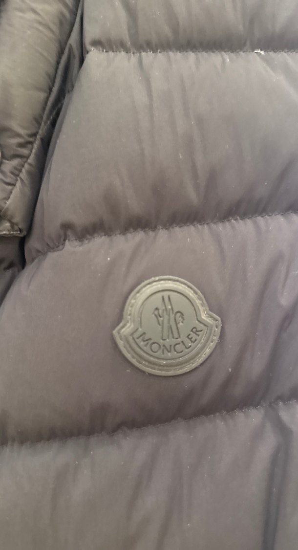 Moncler Erkek yelek siyah Moncler logou - Görsel 2