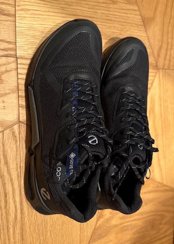 Ecco Marka goretex Siyah Sokak Stili Erkek Ayakkabı Bağcıkları - Görsel 4