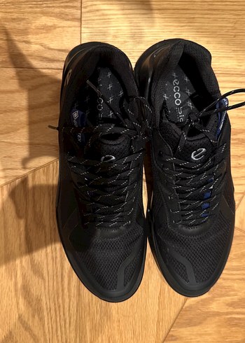 Ecco Marka goretex Siyah Sokak Stili Erkek Ayakkabı Bağcıkları - Görsel 2