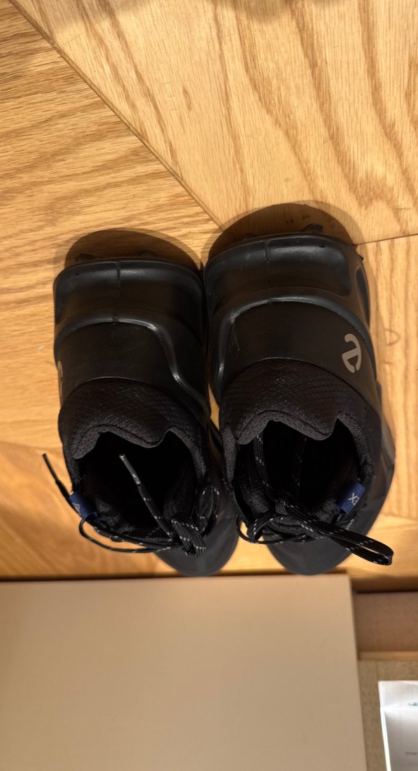 Ecco Marka goretex Siyah Sokak Stili Erkek Ayakkabı Bağcıkları - Görsel 3