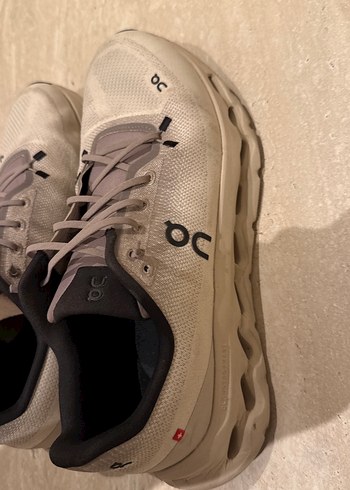 On Sport Bej Gri Erkek Spor Ayakkabı - Görsel 2