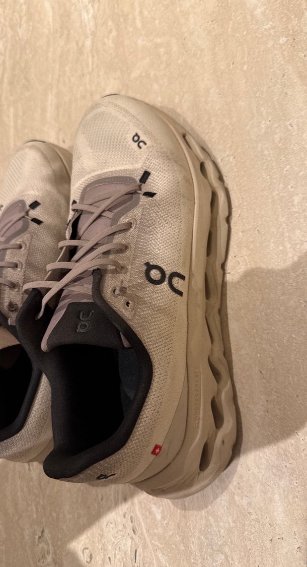 On Sport Bej Gri Erkek Spor Ayakkabı - Görsel 2