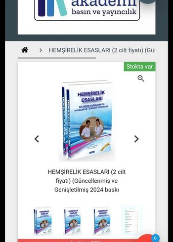 Hemşirelik Esasları 2 Cilt - Güncellenmiş 2024 Baskı