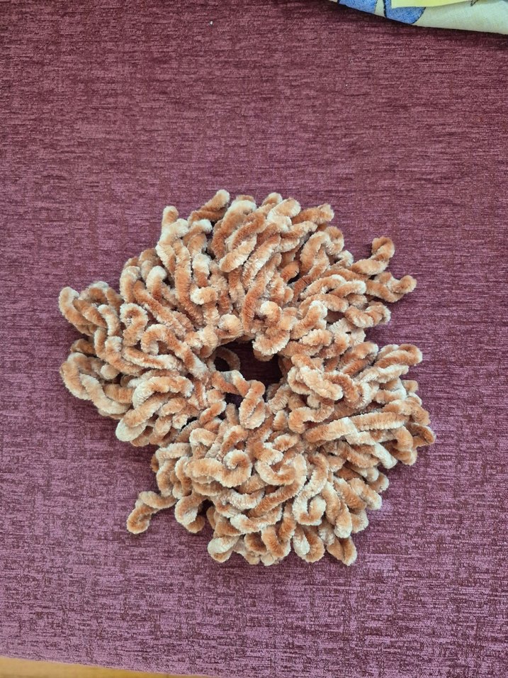 Bohem Tarzı kahverengi toka topuz - Görsel 2