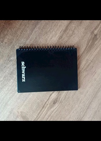 Siyah Spiralli Defter schwarz - Görsel 2