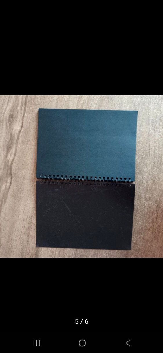 Siyah Spiralli Defter schwarz - Görsel 5