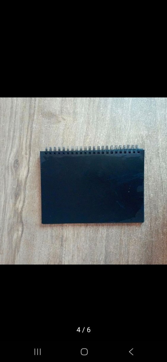 Siyah Spiralli Defter schwarz - Görsel 4