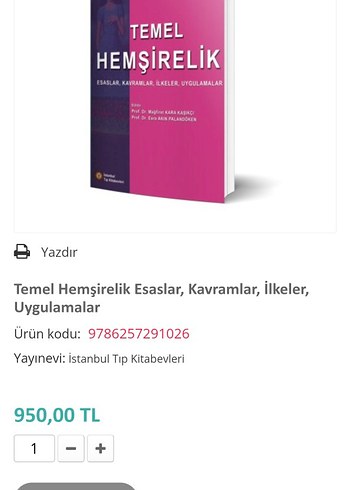 Temel Hemşirelik Kitabı - Esaslar ve Uygulamalar