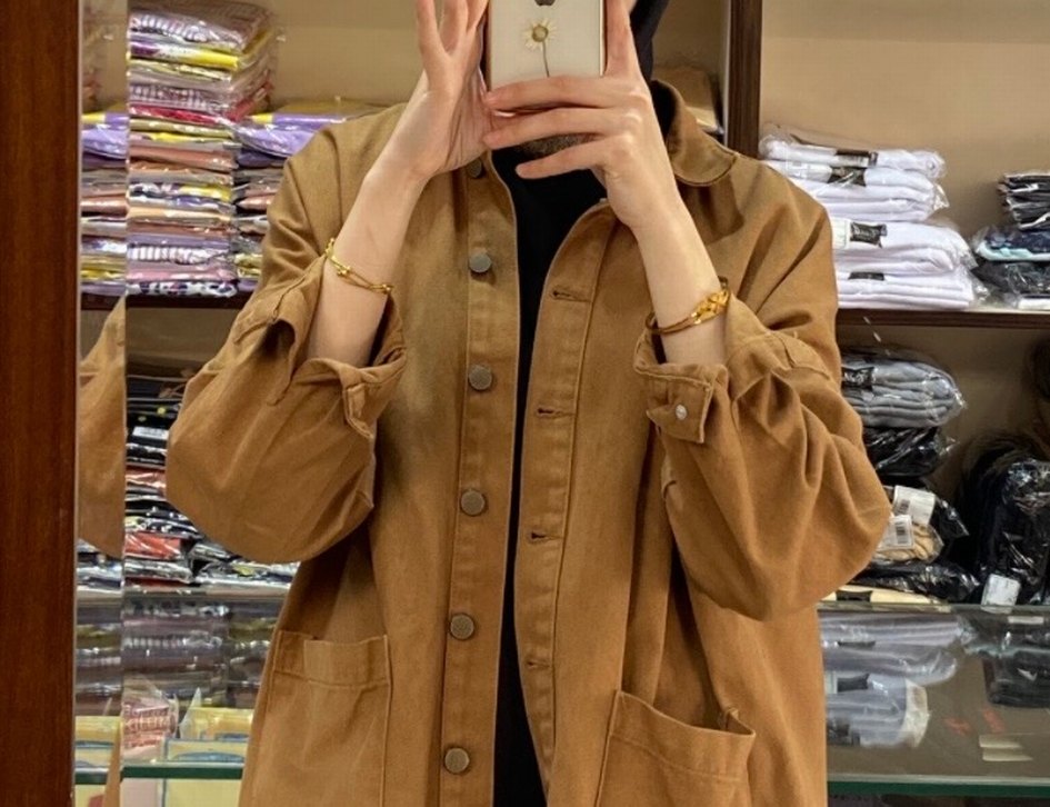 Kahve kot ceket - Görsel 2