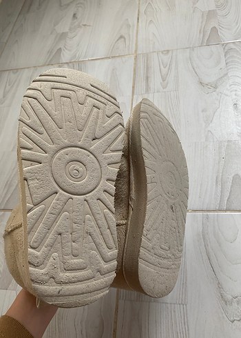 Bej Süet Kemerli Kadın Günlük Dolgu Topuk Bot - Görsel 4