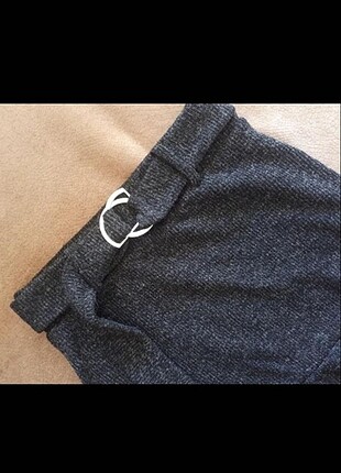 xs Beden gri Renk Bershka etek