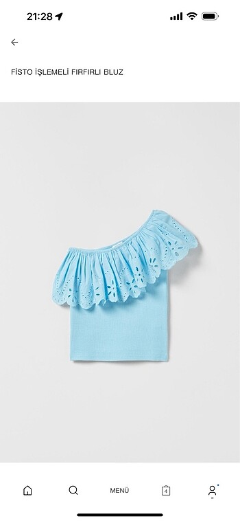 Zara bluz xs-s bedene uygun