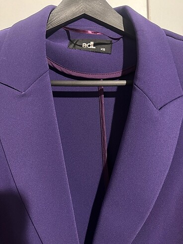 xs Beden Adil ışık mor blazer