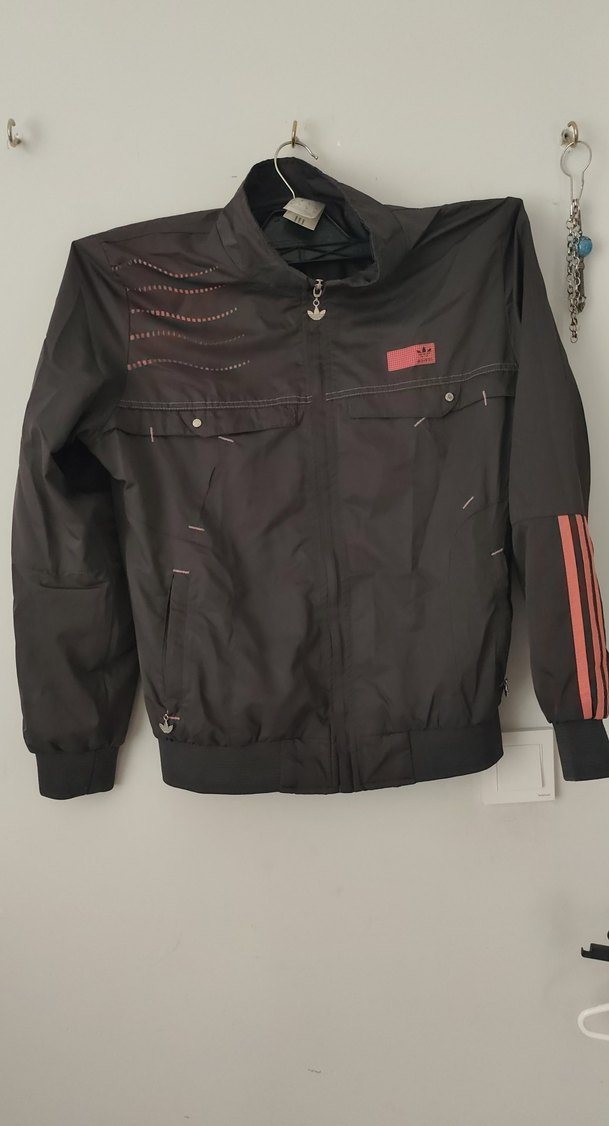 adidas gri pembe kadın spor eşortman üstü - Görsel 2