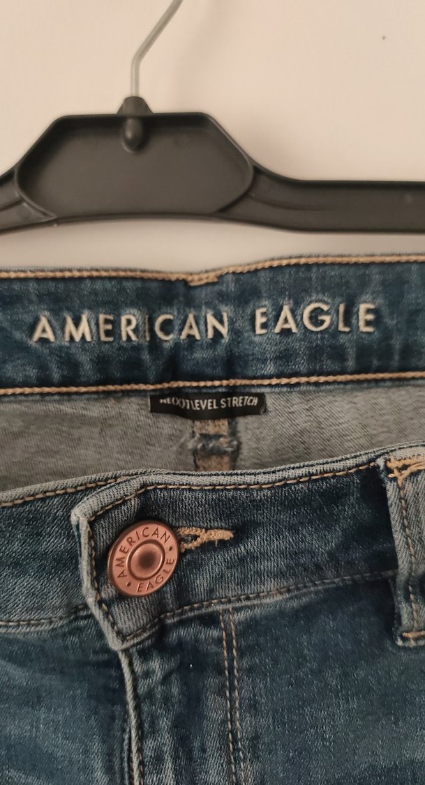 Gri Renk Kadın Bol Kesim Midi Boy Kot Pantolon - Görsel 2