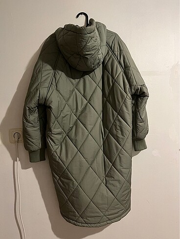 Mavi Jeans Uzun oversize kapitone mont