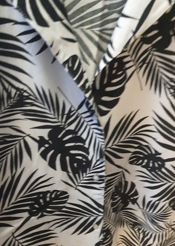 Kadın V Yaka Desenli Uzun Tunik - Görsel 3