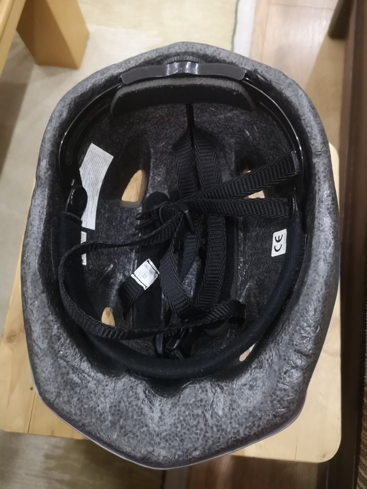 Renkli Baskılı Mor Motosiklet Kaskı - Görsel 4