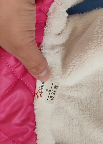 Kız Çocuk Pembe Fermuarlı Yelek - Görsel 2