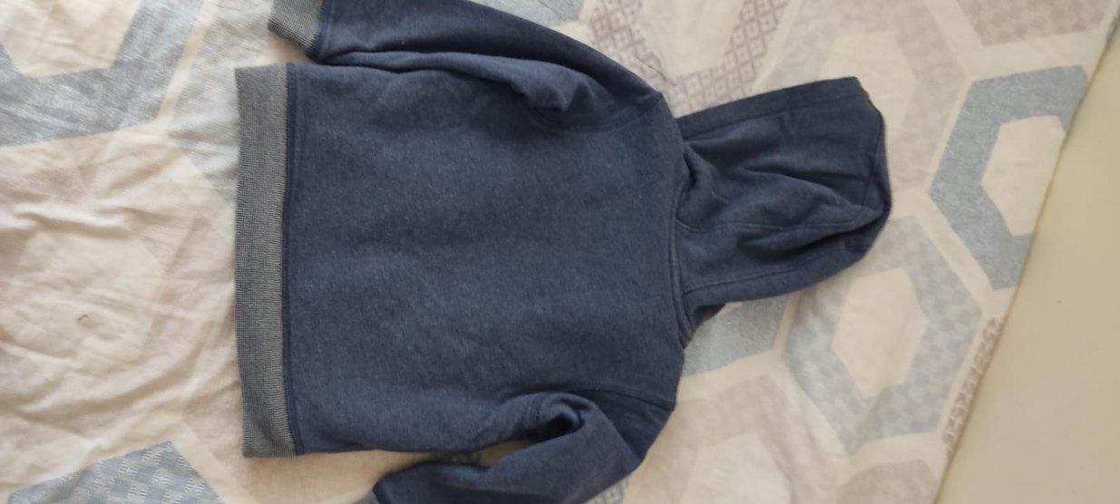 Erkek Çocuk Kapüşonlu Fermuarlı Sweatshirt - Görsel 4