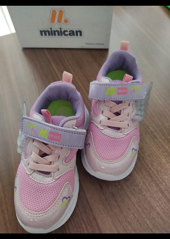 Kız Çocuk Pembe Işıklı Spor Ayakkabı - Görsel 5