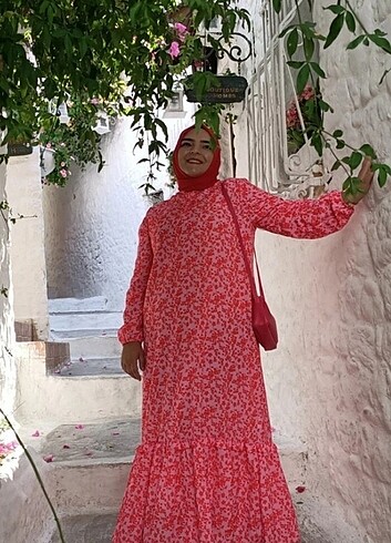 44 Beden Tesettür yazlık elbise iki adet