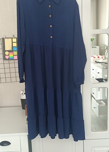 LC Waikiki Düğmeli Lacivert Tunik