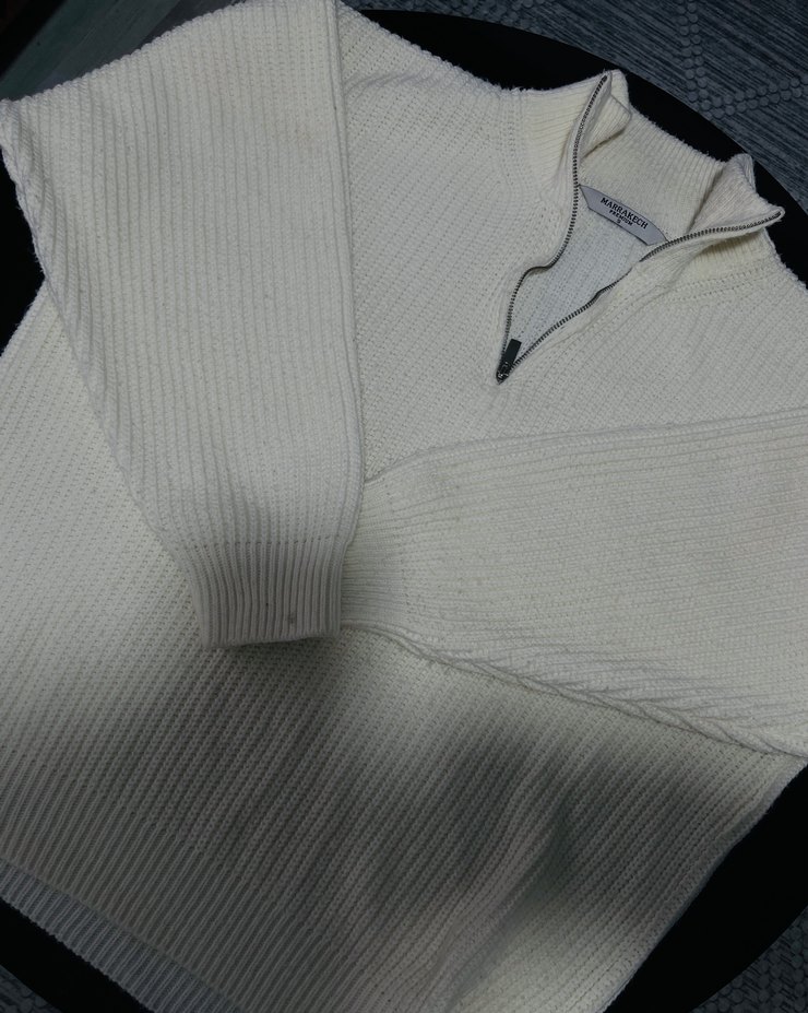 YARIM FERMUARLI TRİKO KAZAK - Görsel 2