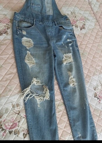 Kadın kot tulum - Görsel 2