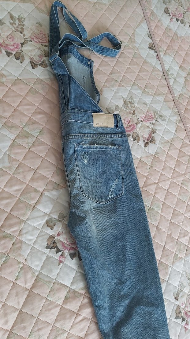 Kadın kot tulum - Görsel 3