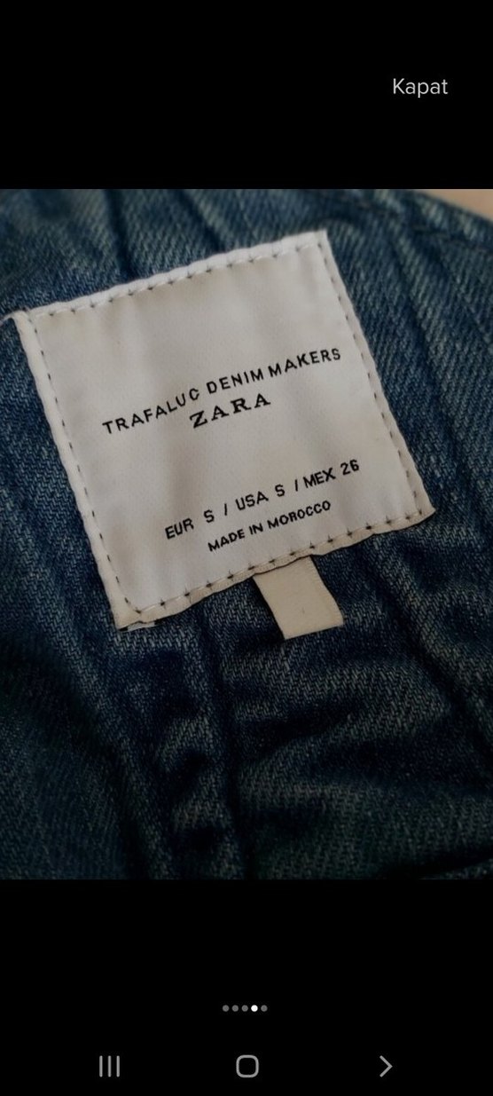 Kadın kot tulum - Görsel 4